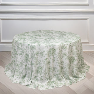 <meta charset="utf-8"><span><span><strong>Elegant Dusty Sage Green French Toile White Polyester Round Tablecloth</strong></span></span> <meta charset="utf-8"><span><span><strong>Elegant Dusty Sage Green French Toile White Polyester Round Tablecloth</strong></span></span>