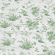 Dusty Sage Green Floral Polyester Rectangular Tablecloth - 60x102inch