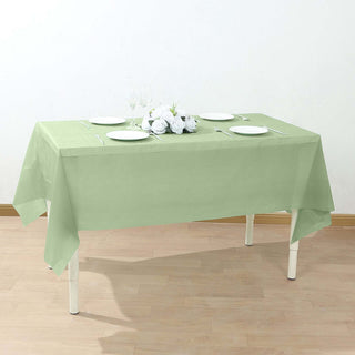 <span>Elegant Sage Green Rectangle Plastic Table Covers</span> <span>Elegant Sage Green Rectangle Plastic Table Covers</span>
