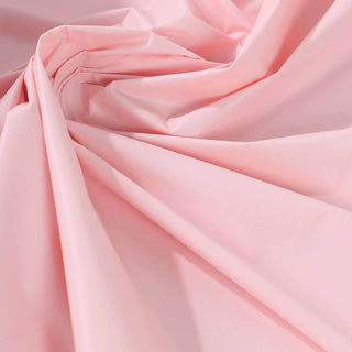 Disposable Blush Plastic Table Cover Disposable Blush Plastic Table Cover