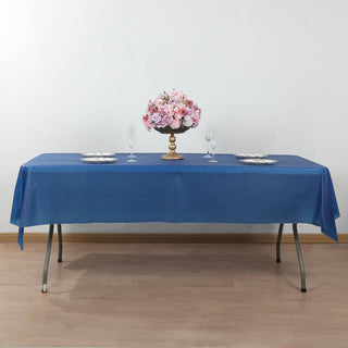 Beautiful Navy Blue Plastic Table Cover Roll Beautiful Navy Blue Plastic Table Cover Roll
