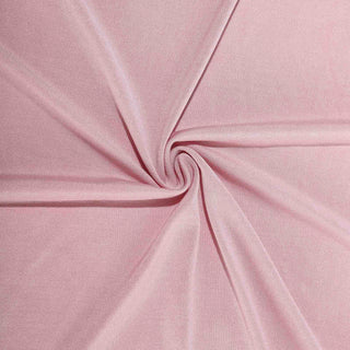 Unleash Your Creativity with the 6ft Dusty Rose Rectangular Stretch Spandex Tablecloth
