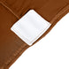 6ft Cinnamon Brown Spandex Stretch Fitted Rectangular Tablecloth
