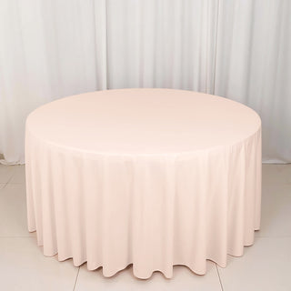 <strong>Blush Premium Scuba Wrinkle Free Round Tablecloth - Elevate Your Event with Elegance</strong> <strong>Blush Premium Scuba Wrinkle Free Round Tablecloth - Elevate Your Event with Elegance</strong>