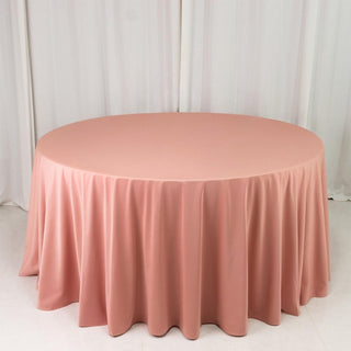 Dusty Rose Scuba Round Tablecloth Dusty Rose Scuba Round Tablecloth