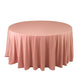 Scuba Round 120" Tablecloth Dusty Rose - Wrinkle Free & Stain Resistant Seamless Table Cover
