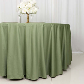 <strong>Wrinkle-Free Dusty Sage Green Scuba Tablecloth</strong> <strong>Wrinkle-Free Dusty Sage Green Scuba Tablecloth</strong>