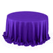 Purple Premium Scuba Wrinkle Free Round Tablecloth, Seamless Scuba Polyester Tablecloth