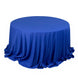 Royal Blue Premium Scuba Wrinkle Free Round Tablecloth, Seamless Scuba Polyester