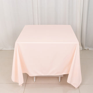 <strong>Blush Premium Scuba Square Tablecloth </strong> <strong>Blush Premium Scuba Square Tablecloth </strong>