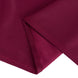 70" Burgundy Premium Scuba Wrinkle Free Square Table Overlay, Seamless Scuba Polyester Table Topper