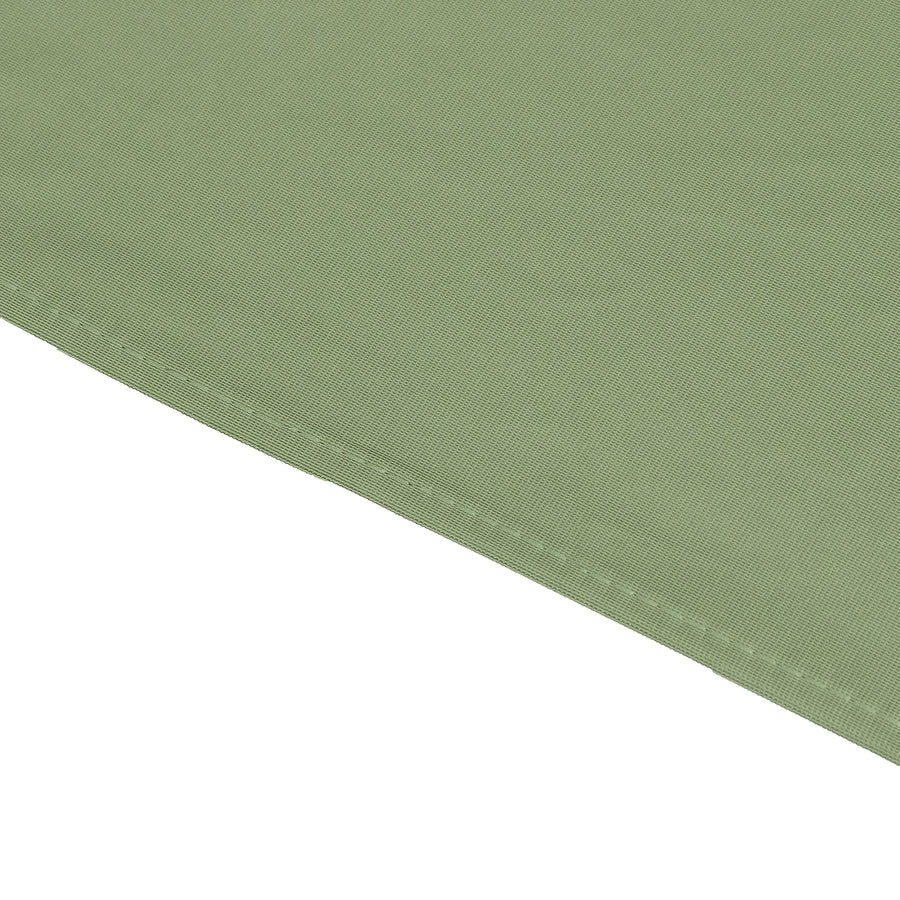 70inch Dusty Sage Green Premium Scuba Wrinkle Free Square Table Overlay, Scuba Polyester