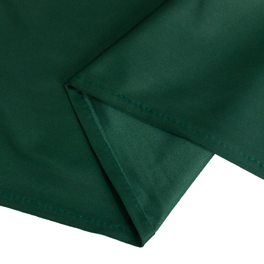 70inch Hunter Emerald Green Premium Scuba Wrinkle Free Square Table Overlay