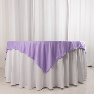 <strong>Lavender Premium Scuba Square Table Overlay: Elegance and Practicality in One</strong> <strong>Lavender Premium Scuba Square Table Overlay: Elegance and Practicality in One</strong>