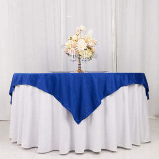 <strong>Top-Notch Royal Blue Scuba Square Table Overlay </strong> <strong>Top-Notch Royal Blue Scuba Square Table Overlay </strong>