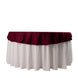 70" Burgundy Premium Scuba Wrinkle Free Round Tablecloth, Scuba Polyester Tablecloth
