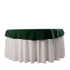 70" Hunter Emerald Green Premium Scuba Wrinkle Free Round Tablecloth, Scuba Polyester Tablecloth