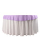 Premium Scuba Round 70" Tablecloth Lavender - Wrinkle Free & Stain Resistant Table Cover