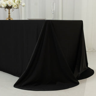 <strong>Décor Ideas Using Black Scuba Tablecloths</strong> <strong>Décor Ideas Using Black Scuba Tablecloths</strong>