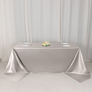 Durable and Versatile Silver Scuba Tablecloth Durable and Versatile Silver Scuba Tablecloth