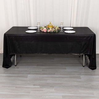 Mesmerizing Black Shimmer Sequin Dots Polyester Tablecloth Mesmerizing Black Shimmer Sequin Dots Polyester Tablecloth