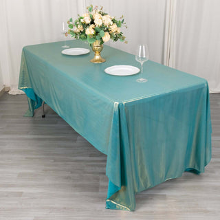 Wrinkle-Free Turquoise Shimmer Sequin Tablecloth for Effortless Elegance Wrinkle-Free Turquoise Shimmer Sequin Tablecloth for Effortless Elegance