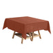Terracotta (Rust) Polyester Square Tablecloth 54\"x54\"