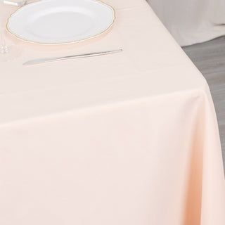 Create Unforgettable Moments with the Blush Square Tablecloth
