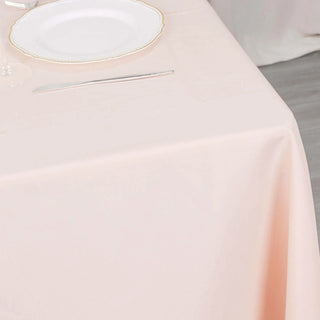 Create Unforgettable Moments with the Blush Square Tablecloth Create Unforgettable Moments with the Blush Square Tablecloth