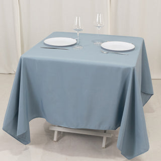 <strong>Fancy Dusty Blue Polyester Tablecloth</strong> <strong>Fancy Dusty Blue Polyester Tablecloth</strong>