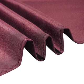 Create a Stunning Table Setting with a Burgundy Square Polyester Tablecloth Create a Stunning Table Setting with a Burgundy Square Polyester Tablecloth