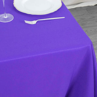 Create Unforgettable Memories with the Purple Premium Polyester Square Table Overlay Create Unforgettable Memories with the Purple Premium Polyester Square Table Overlay