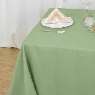 Unleash Your Creativity with the Versatile Sage Green Polyester Tablecloth Unleash Your Creativity with the Versatile Sage Green Polyester Tablecloth