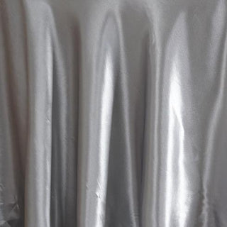 Transform Your Table with a Silver Satin Tablecloth Transform Your Table with a Silver Satin Tablecloth
