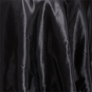 Create Unforgettable Tablescapes with our Black Satin Tablecloth