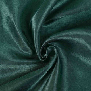 Create a Festive Atmosphere with the Hunter Emerald Green Satin Tablecloth Create a Festive Atmosphere with the Hunter Emerald Green Satin Tablecloth
