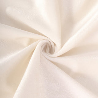 Create a Memorable Event with the Ivory Velvet Tablecloth