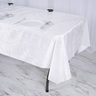 Transform Your Tablescapes with White Seamless Velvet