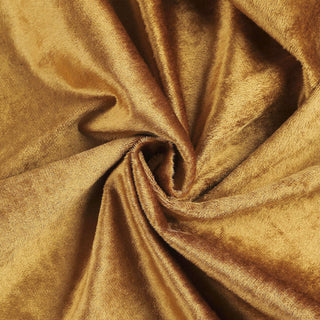 Enhance Your Tablescapes with the Timeless Gold Velvet Rectangle Tablecloth