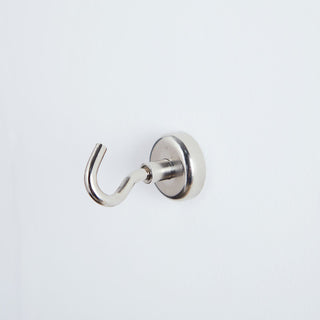 Silver Metal Heavy Duty Magnetic Hooks Silver Metal Heavy Duty Magnetic Hooks
