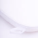 2inch Thick White Chiavari Chair Pad, Memory Foam Seat Cushion With Ties and Removable Cover