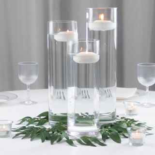 Glass Cylinder Vases Set Glass Cylinder Vases Set