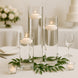 Premium Glass Cylinder Vase Set of 3 – Clear Vases for Flowers, Candles & Table Centerpieces