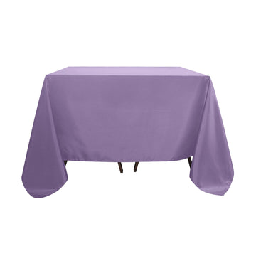 90"x90" Violet Amethyst Seamless Square Polyester Tablecloth