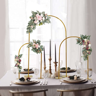 Gold Metal Arch Wedding Cake Stands Gold Metal Arch Wedding Cake Stands