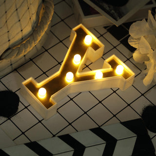 Create a Magical Atmosphere with Warm White LED Light Up Letters