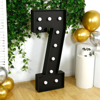 4ft LED Marquee Number "7" 4ft LED Marquee Number "7"