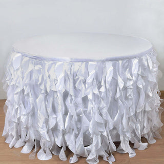 Create a Magical Atmosphere with White Taffeta Skirt Create a Magical Atmosphere with White Taffeta Skirt