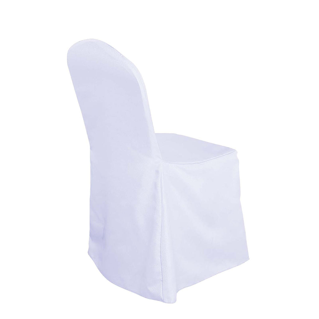 Fixed spandex banquet chair cover, Reusable polyester banquet chair cover,  white chair cover, event chair cover, wedding chair cover