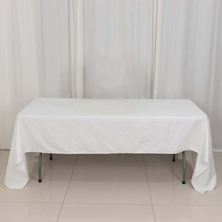 Elegant White Rectangle Tablecloth for Your Special Events Elegant White Rectangle Tablecloth for Your Special Events
